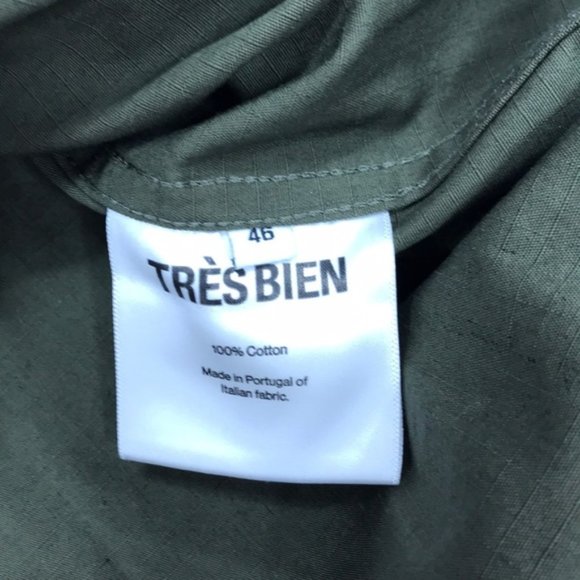 TRÈS BIEN Camo Heavy Cotton Shirt Jacket - Picture 9 of 10